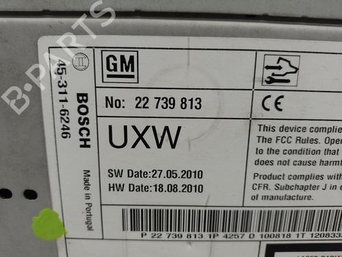 Radio OPEL INSIGNIA A (G09)  | BP18475830E6 