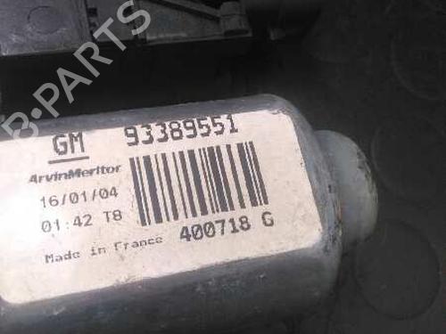 Front right window mechanism OPEL MERIVA A MPV (X03)  | BP3066203C23 