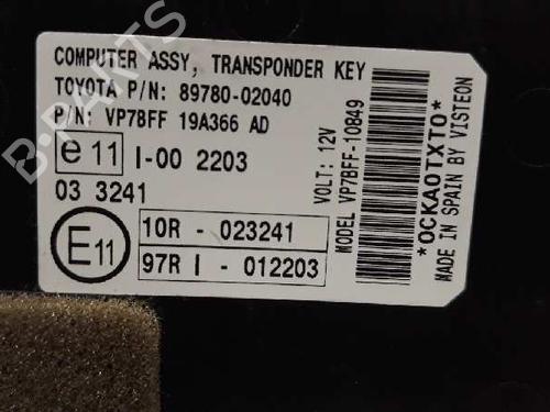 Elektronisk modul TOYOTA AURIS (_E15_)  | BP11673244M83 