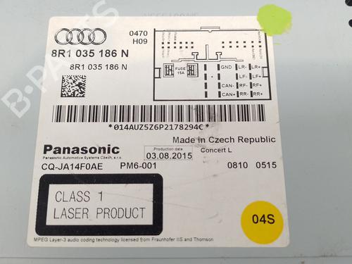 Radio AUDI A5 Sportback (8TA) 2.0 TDI | BP26175519E6 