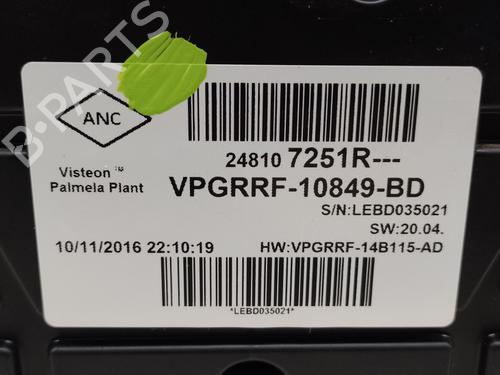 Instrument cluster RENAULT CLIO IV (BH_) 1.5 dCi 75 | BP24110464C47