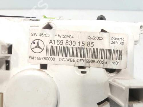Climate control MERCEDES-BENZ A-CLASS (W169)  | BP3680923I5 