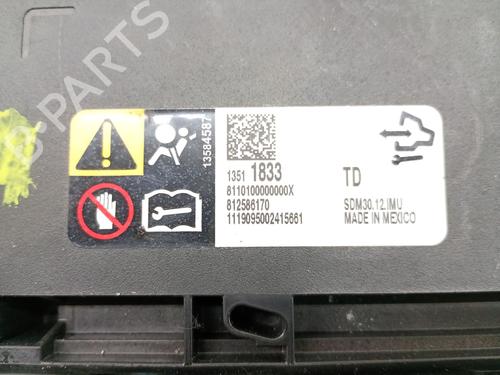 ECU airbags OPEL CORSA E (X15) 1.4 (08, 68) | BP39240913M53 - Image 2