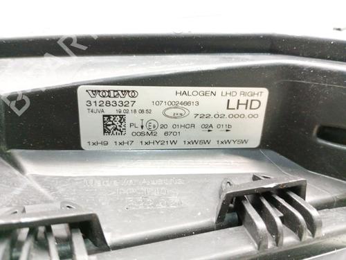 Right headlight VOLVO V40 Hatchback (525) D2 | BP38179058C29 - Image 8