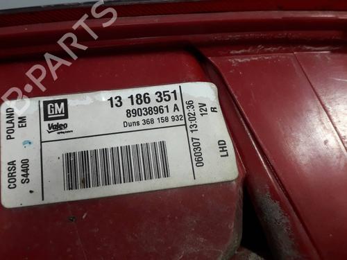 Right taillight OPEL CORSA D (S07) 1.3 CDTI (L08, L68) | BP10361197C35 