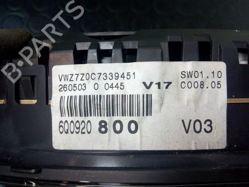 Instrument cluster VW POLO (9N_, 9A_) 1.4 16V | BP3055239C47 
