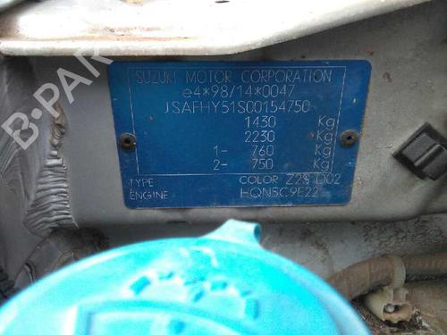 Front left window mechanism SUZUKI IGNIS I (FH) 1.3 (HV51, HX51, RG413) | BP5992390C22 