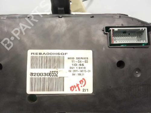 Instrument cluster RENAULT MEGANE II (BM0/1_, CM0/1_) 2.0 16V (BM0U, CM0U) | BP4729103C47 