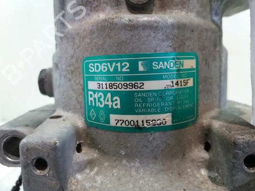 AC compressor RENAULT CLIO II (BB_, CB_)  | BP3061207M34 