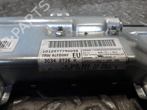 Right seat airbag MERCEDES-BENZ CLK (C209) CLK 320 CDI (209.320) | BP9047529C14 