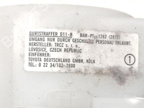 Front left seatbelt TOYOTA AVENSIS Saloon (_T27_) 2.0 D-4D (ADT270_, ADT270R) | BP31996119I26 