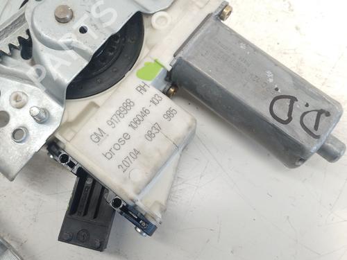 Front right window mechanism OPEL SIGNUM Hatchback (Z03)  | BP25381844C23 