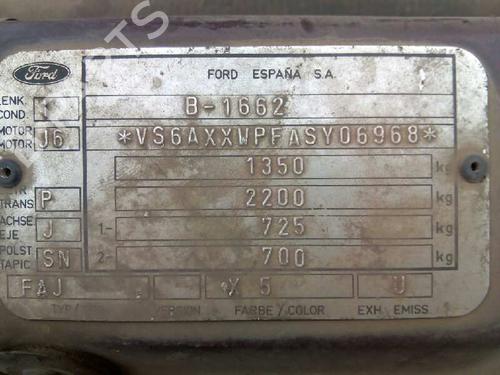 Left front shock absorber FORD FIESTA III (GFJ)  | BP3061349M16 