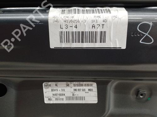 Left rear door VW GOLF V (1K1) 1.9 TDI | BP29004607C4 