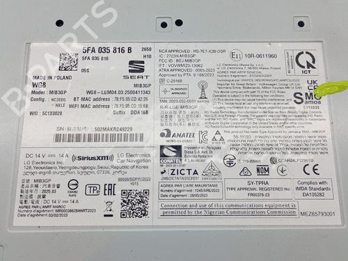 Radio SEAT LEON (KL1, KLG) 1.5 TSI | BP35904417E6  - Image 5