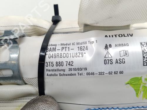 Right curtain airbag SKODA SUPERB II (3T4) 1.8 TSI 4x4 | BP26434453C12 