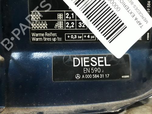 Fuel flap MERCEDES-BENZ A-CLASS (W169)  | BP8497966C131 