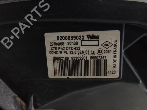 Højre forlygte NISSAN KUBISTAR MPV (X76)  | BP19099789C29 