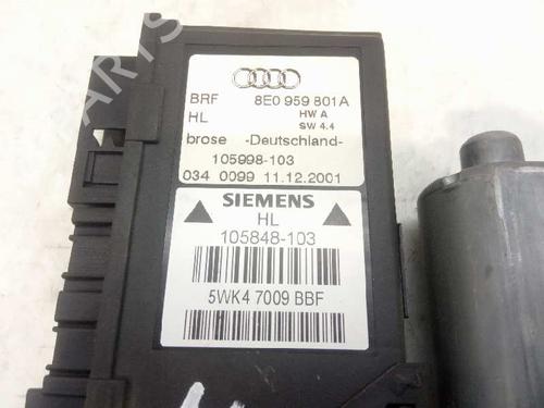 Left rear window motor AUDI A4 B6 (8E2) 2.5 TDI | BP4679143E23 