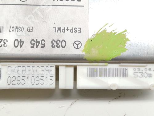 Control unit MERCEDES-BENZ E-CLASS (W211) E 270 CDI (211.016) | BP29418358M11 