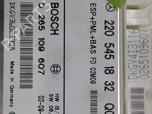 Control unit MERCEDES-BENZ S-CLASS (W220)  | BP24107144M11 