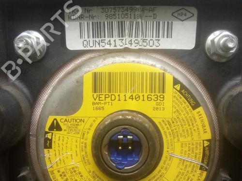 Driver airbag DACIA DOKKER MPV (KE_)  | BP12524055C9 