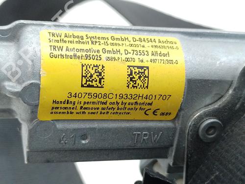 Front right seatbelt CITROËN C4 CACTUS 1.2 THP 110 | BP28976039I25