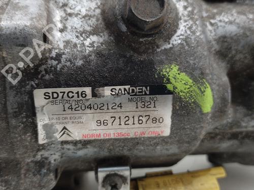 AC compressor PEUGEOT 508 I (8D_) 1.6 HDi | BP31381059M34 - Image 2