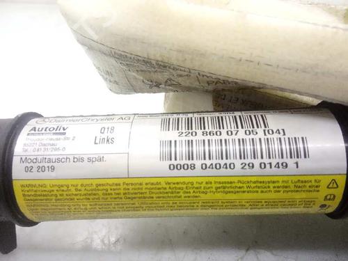 Left curtain airbag MERCEDES-BENZ S-CLASS (W220) S 320 CDI (220.025, 220.125) | BP4692129C11 