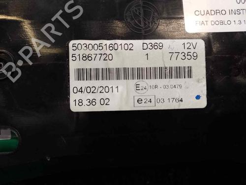 Instrument cluster FIAT DOBLO Cargo (263_) 1.3 D Multijet | BP17650068C47 