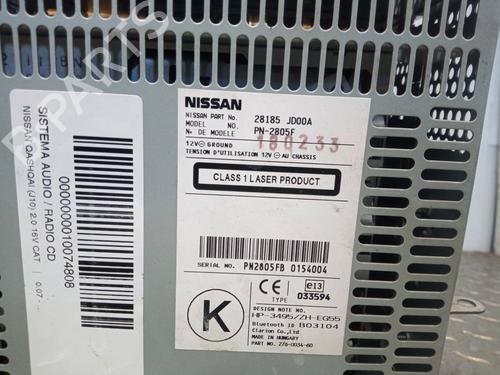 Radio NISSAN QASHQAI / QASHQAI +2 I (J10, NJ10, JJ10E)  | BP13088801E6 