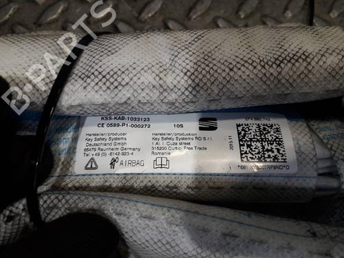 Right curtain airbag SEAT LEON (5F1)  | BP15661052C12 