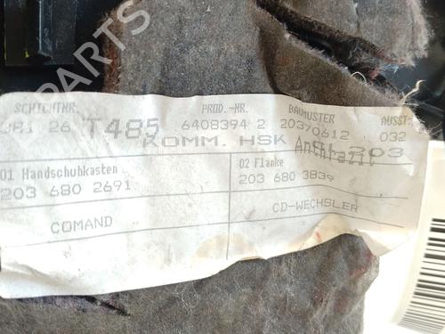 Glove box MERCEDES-BENZ C-CLASS (W203) C 220 CDI (203.006, 203.008) | BP26308520C95 