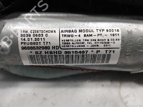 Left curtain airbag PEUGEOT 308 I (4A_, 4C_) 1.6 HDi | BP5853209C11 