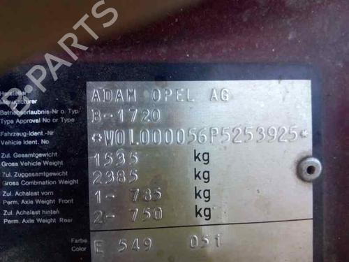 Right front door OPEL ASTRA F Hatchback (T92)  | BP3062078C3 