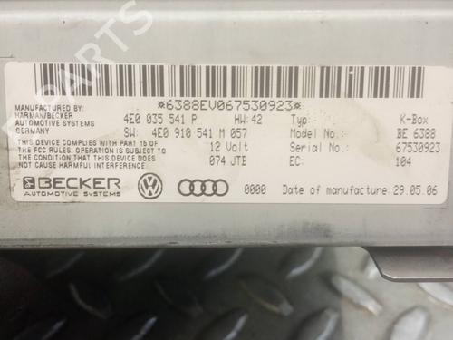 Radio AUDI Q7 (4LB) 4.2 FSI quattro | BP12559003E6 