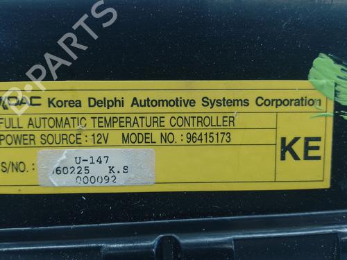 Climate control CHEVROLET REZZO MPV (U100) 2.0 | BP27597113I5 