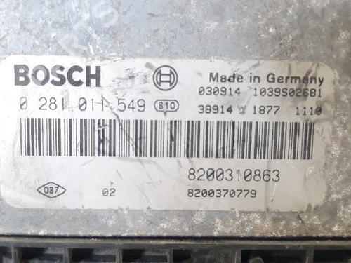Control unit RENAULT SCÉNIC II (JM0/1_)  | BP3531966M11 