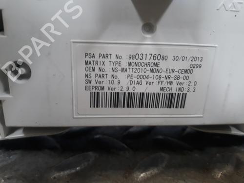 Instrument cluster PEUGEOT 508 I (8D_) 2.0 HDi | BP13667067C47 