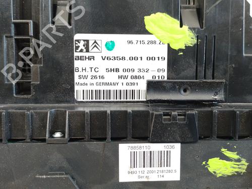 Climate control CITROËN C5 III (RD_) 2.0 HDi 165 (RDRHHA, RDRHH8) | BP29371590I5 