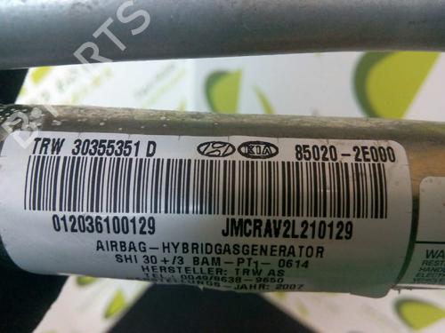 Right curtain airbag HYUNDAI TUCSON (JM) 2.0 CRDi | BP3071486C12 