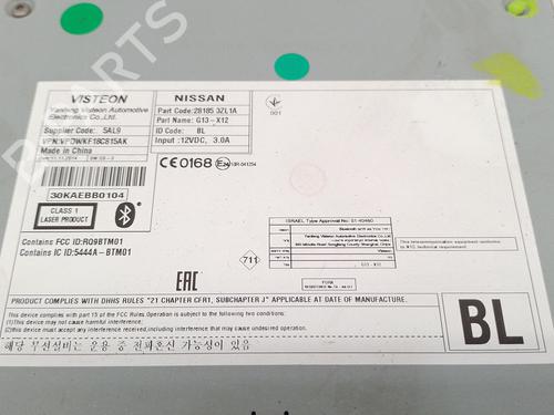 Radio NISSAN PULSAR Hatchback (C13) 1.5 dCi | BP33325525E6 - Image 3