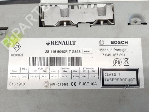 Radio RENAULT FLUENCE (L3_) 1.5 dCi (L30B) | BP29309194E6 
