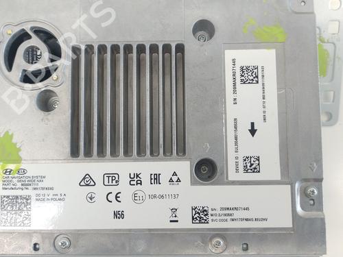 Radio HYUNDAI TUCSON (NX4E, NX4A) 1.6 CRDi Hybrid 48V | BP29539027E6 