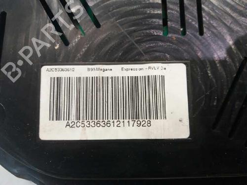 Instrument cluster RENAULT MEGANE III Hatchback (BZ0/1_, B3_)  | BP4911274C47 