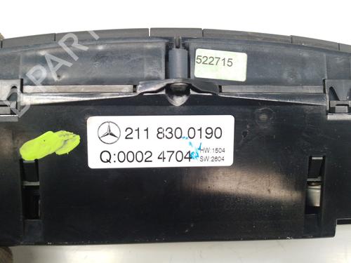 Climate control MERCEDES-BENZ E-CLASS (W211) E 240 (211.061) | BP32122268I5 - Image 7