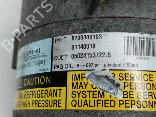AC compressor RENAULT SCÉNIC II (JM0/1_)  | BP20641841M34 