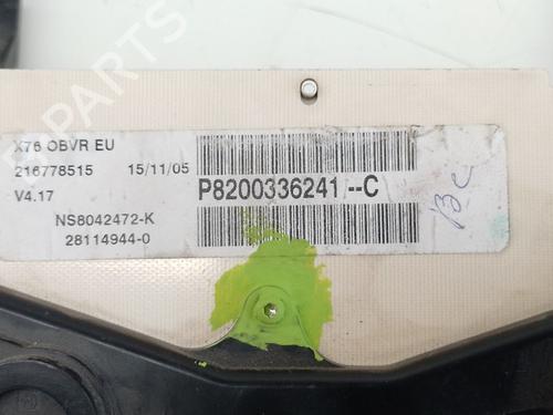 Instrument cluster RENAULT KANGOO (KC0/1_) | BP29924720C47