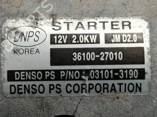 Starter HYUNDAI SONATA V (NF) 2.0 CRDi | BP20234724M8 