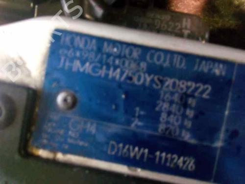 Front left window mechanism HONDA HR-V (GH_) 1.6 16V (GH1, GH3) | BP5994392C22 